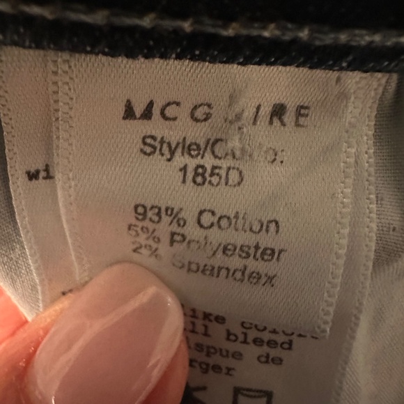 McGuire Newton High Rise Skinny Jeans Distressed Women's Size 27 - Picture 6 of 6